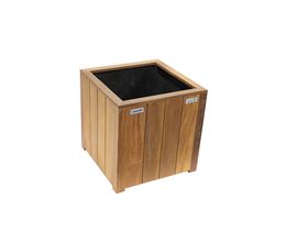 Plantenbak Vierkant Hardhout 50x50x50 cm