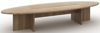 Directievergadertafel halifax eiken 420cm