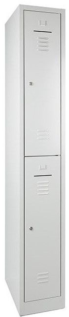 Lockerkast 2-deurs 195 x 30 x 50cm in 2 Kleur Combinaties