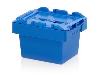 Nestbare StapelBak Met Deksel 30 x 20 x 19 cm