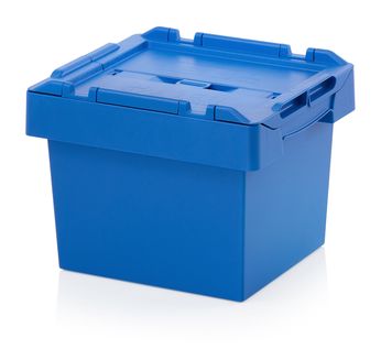 Nestbare StapelBak Met Deksel 40 x 30 x 29 cm