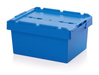 Nestbare StapelBak Met Deksel 60 x 40 x 29 cm