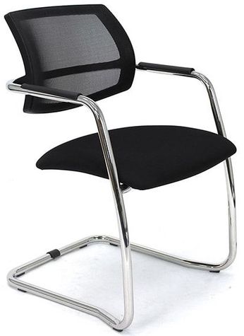 Vergaderstoel Netwave Slede Frame Chroom