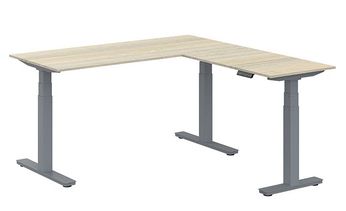 Elektrische zit-sta werkplek 180x160cm