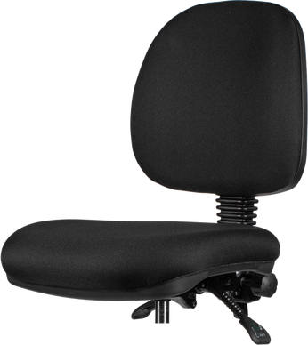 Werkstoel Loketstoel Instelbaar 45-58cm bovenkant zwart stof zonder armleggers.png