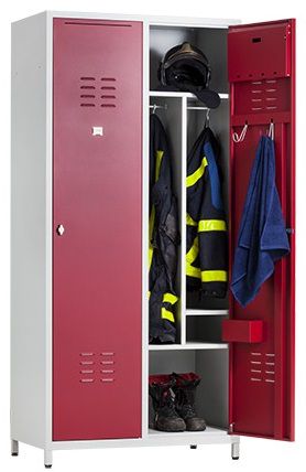 Uiterlijk waarschijnlijkheid Onvervangbaar Brandweer Garderobekasten ITF 2 deurs kopen - Hal18
