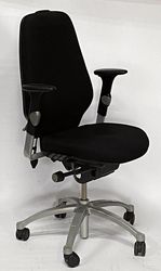 RH Logic 400 Bureaustoel Zwart Gebruikt