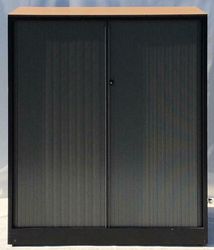 Ahrend Roldeurkast Archiefkast Laag 144cm Zwart