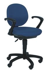Bureaustoel euroseats Blauw