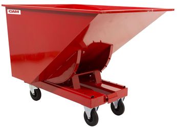Zelfkieper Kiepcontainer 1030 L Laadvermogen 2 T Rubber Wielen