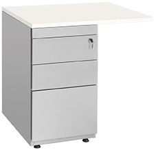 Ladenblok alumium pennenlade 2-laden en dossierlade topblad