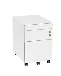 Rol-ladenblok wit pennenlade lade dossierlade met stalen top