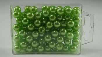 Perlen 10 mm Apfelgrün 115 Stück