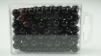 Perlen schwarz 10mm 115st.