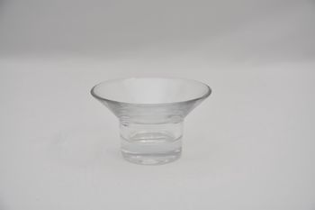 Drijfglaasje/ Waxinehouder glas 10x6 cm