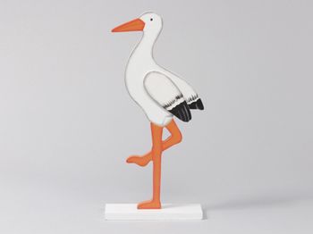 pc. 1 storck/standing natural 12x25.5cm