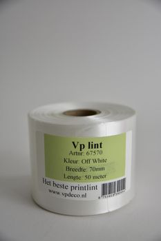 Vp lint off white 70 mm x 50 mtr