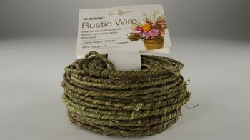 Rustic Grape Vine Wire Green 21mtr