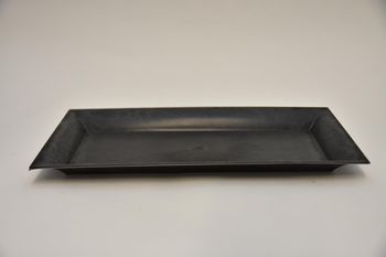 Tablett Langformig Grau 36x17x2cm