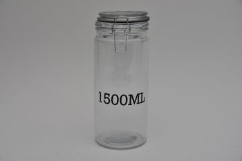 Voorraadpot glas 1500 ml
