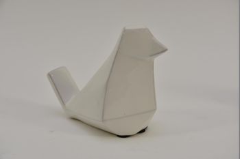 Vogel modern A 17x9x12,5cm  white