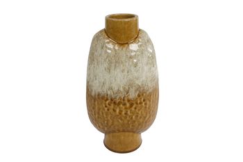 Vase "Bart" L ocker erdfarben 18x11x23cm