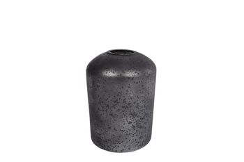 Vase "Ted" S schwarzes Glas 6.5x6.5x10cm