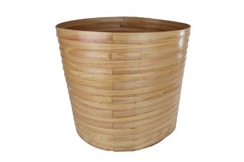 Bloempot "Aicha" XXXL naturel hout 45x35x40cm
