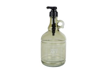 Zeeppomp "Aroma Art Soap" 1500ml groen/zwart glas/kunststof