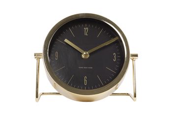 Uhr "Robbin" gold/schwarz 18x7,5x16cm