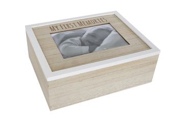 Aufbewahrungsbox "MF Memories" (10x15) nass/weißes Holz 24x19x9cm