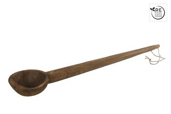 Lepel "Spoon" naturel hout 10x9x50-60cm