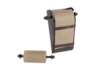 Notitieblok "Grocer" incl. 2x15mtr papier/metaal 23x12x10cm
