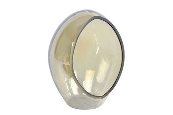 Teelichth "Pim" L Braunglas 11,5x11,5x15cm