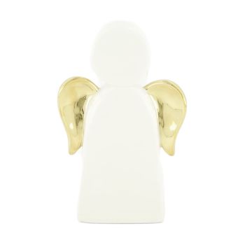 Angel ceramic 12.7x4.8x19.8cm White/Gold