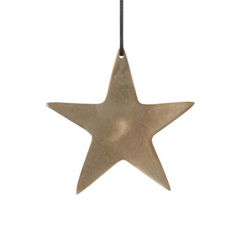 Ornament ster l.goud mat - d15cm