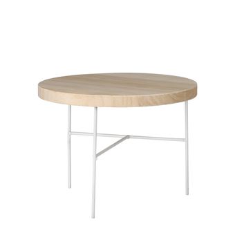 Cesar decoratie tafel wit - h19,5xd26cm