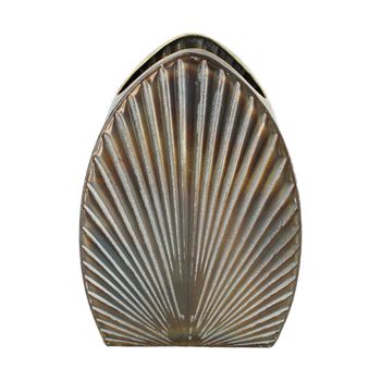 Vase metal 22x8.2x31cm Bronze