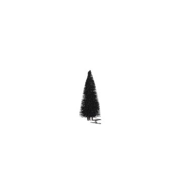 Clip boom zwart 6 stuks - h13xd5cm