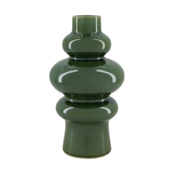 Vase ceramic 15x15x27cm Green