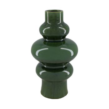 Vase ceramic 18x18x32.5cm Green