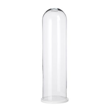 Hella stolp glas op bord wit - h71,5xd21cm