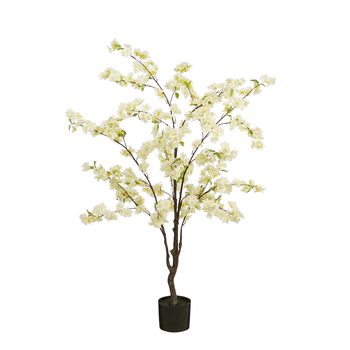 Bloesemboom in pot creme - h138xd40cm