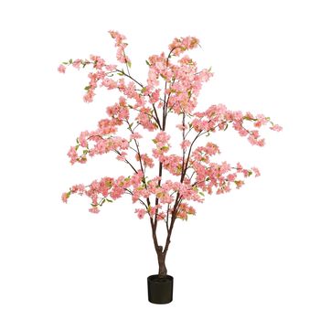 Bloesemboom in pot roze - h168xd50cm