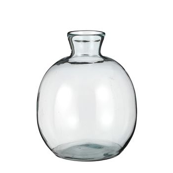 Silena vaas recycled glas - h26,5xd23,5cm