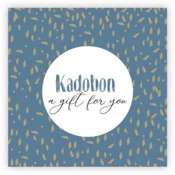 Kadobon Blue Confetti 12 stuks
