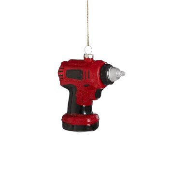 Ornament driller rood - l9xb3,5xh9cm