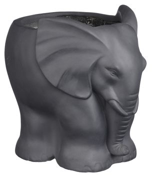 Pot olifant d.grijs - l39xb30xh35cm