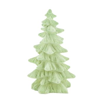 Tree polyresin 10x8.5x15.5cm Green