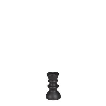 Breggo candleholder black - h10xd6cm